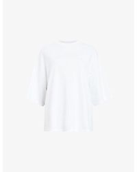 AllSaints - Amelie Relaxed-Fit Short-Sleeve Cotton T-Shirt - Lyst
