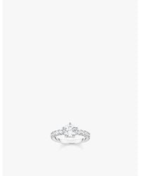 Thomas Sabo - Solitaire 925 Sterling- And Zirconia Ring - Lyst