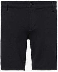 7 For All Mankind - Travel Double-knit Mid-rise Stretch-woven Shorts - Lyst