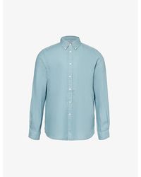 PS by Paul Smith - Button-down Collar Linen Shirt X - Lyst