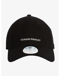 Claudie Pierlot - Logo-embroidered Wool-blend Baseball Cap - Lyst