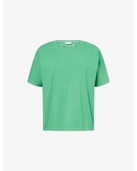 American Vintage - Fizvalley Round-Neck Cotton T-Shirt - Lyst