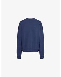 Anine Bing - Miles Relaxed-Fit Cotton-Jersey Sweatshirt - Lyst