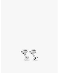 Cartier - Santos De Screw-Motif Palladium-Plated Sterling- Cufflinks - Lyst