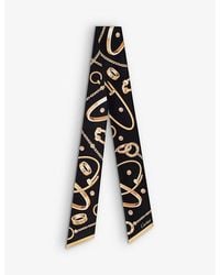 Cartier - Precious Mundanity Graphic-Print Silk-Twill Headband - Lyst