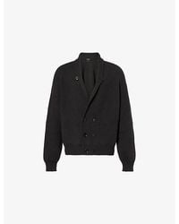 Tom Ford - V-Neck Cashmere And Wool Blend Shawl Cardigan - Lyst