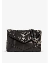 Saint Laurent - Loulou Puffer Small Leather Shoulder Bag - Lyst