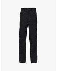 Entire studios - Task Straight-leg Mid-rise Canvas Trousers - Lyst