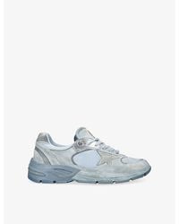 Golden Goose - Dad-Star Suede And Mesh Low-Top Trainers - Lyst