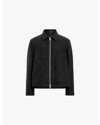 AllSaints - Celeste Cropped Wool Jacket - Lyst