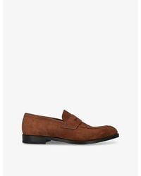 ZEGNA - Classic Suede Penny Loafers - Lyst