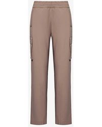 Beyond Yoga - City Chic Wide-leg High-rise Woven Cargo Trousers - Lyst