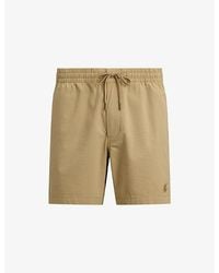 Polo Ralph Lauren - Logo-Embroidered Seersucker Cotton-Blend Shorts - Lyst