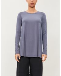 Max Mara Nerine Relaxed Stretch-jersey Pyjama Top - Purple
