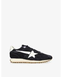 Golden Goose - Running Marathon Suede Trainers - Lyst