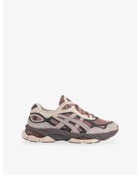 Asics - Gel-Nyc 2.0 Suede And Mesh Trainers - Lyst