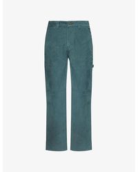 Dickies - Carpenter Logo-Patch Straight-Leg Stretch Cotton-Corduroy Trousers - Lyst