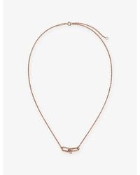 Tiffany & Co. - Tiffany Hardwear Small Double Link 18Ct Rose- Pendant Necklace - Lyst