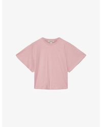 AllSaints - Eden Artia Short-Sleeve Cotton T-Shirt - Lyst