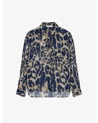 IRO - Jatkin Leopard-print Woven Shirt - Lyst
