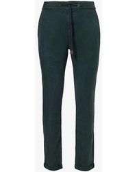PAIGE - Fraser Drawstring Slim-fit Straight-leg Stretch-woven Trousers - Lyst