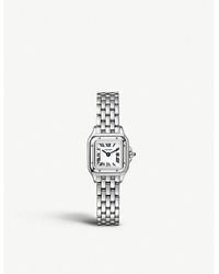 Cartier - Crwspn0019 Panthère De Mini Stainless- Quartz Watch - Lyst