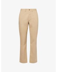 GANT - Straight-Leg Cotton Chino Trousers - Lyst