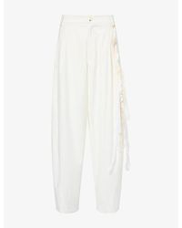 DARKPARK - Phebe Wide-Leg Woven Trousers - Lyst