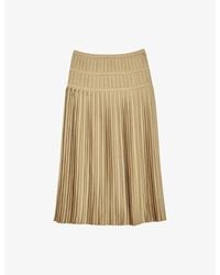 Reiss - Eva Pleated Woven Mini Skirt - Lyst