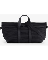 Pleats Please Issey Miyake - Pleated Woven Top-handle Bag - Lyst