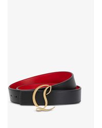 Christian Louboutin - Logo-buckle Leather Belt - Lyst