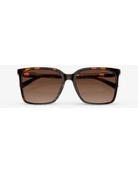 Michael Kors - 0mk2197f Sunglasses Dark Tortoise / Brown Gradient Polar - Lyst