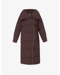 Sweaty Betty - Nimbus Cloud Longline Shell-Down Puffer Coat - Lyst