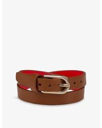 Christian Louboutin - Bettina Doubled Leather Bracelet - Lyst