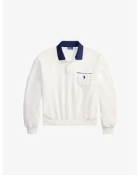 Polo Ralph Lauren - Terry Logo-Embroidered Cotton-Jersey Polo - Lyst