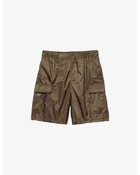 Prada - Re Nylon Patch-Pocket Swim Shorts - Lyst