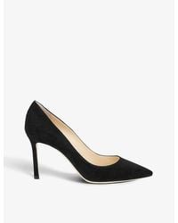 Jimmy Choo - Romy 85 Suede Courts - Lyst