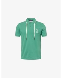 Fred Perry - X Craig Drawstring-Collar Cotton Polo T-Shirt - Lyst