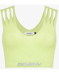 MISBHV - Bianca V-neck Knitted Top - Lyst