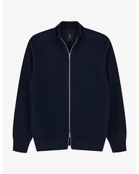 BOGGI - Zip-Up High-Neck Wool-Blend Jumper - Lyst