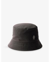 Prada - Old Gabardine Cotton Bucket Hat - Lyst
