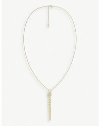 Shaun Leane - Serpent Trace Yellow Gold-plated Vermeil Sterling Silver Diamond Necklace - Lyst