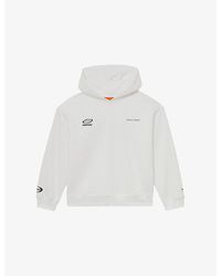 Reiss - X Mclaren Racing Team Collection Rowan Cotton-Jersey Hoody - Lyst