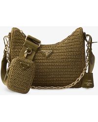 Prada - Re-edition 2005 Mini Crochet Shoulder Bag - Lyst