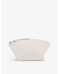 AllSaints - Anais Stud-embellished Leather Pouch - Lyst