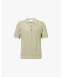 CHE - Santino Honeycomb-Knit Cotton Polo Shirt - Lyst