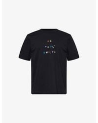 Paul Smith - Brand-Print Casual-Fit Cotton-Jersey T-Shirt - Lyst