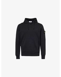 Stone Island - Kangaroo-Pocket Brand-Badge Cotton-Jersey Hoody - Lyst