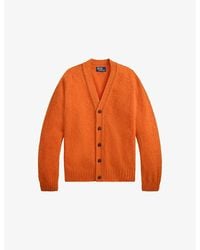 Polo Ralph Lauren - V-Neck Knitted Wool Cardigan - Lyst