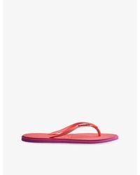 Havaianas - Slim Point Rubber Flip Flops - Lyst